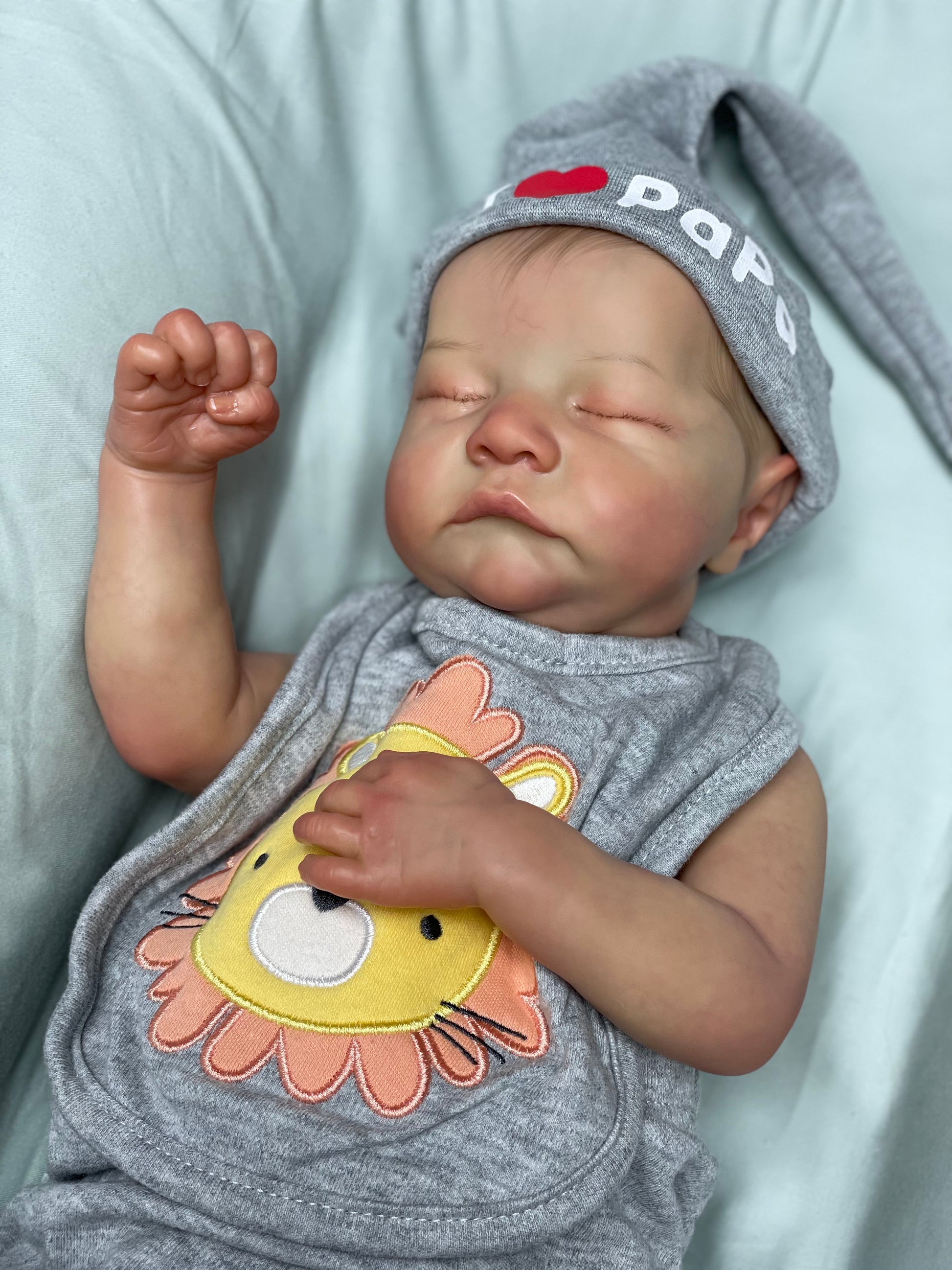 Levi Reborn Baby Doll Painted hair Baby doll - Reborn With Love Baby Dolls Store