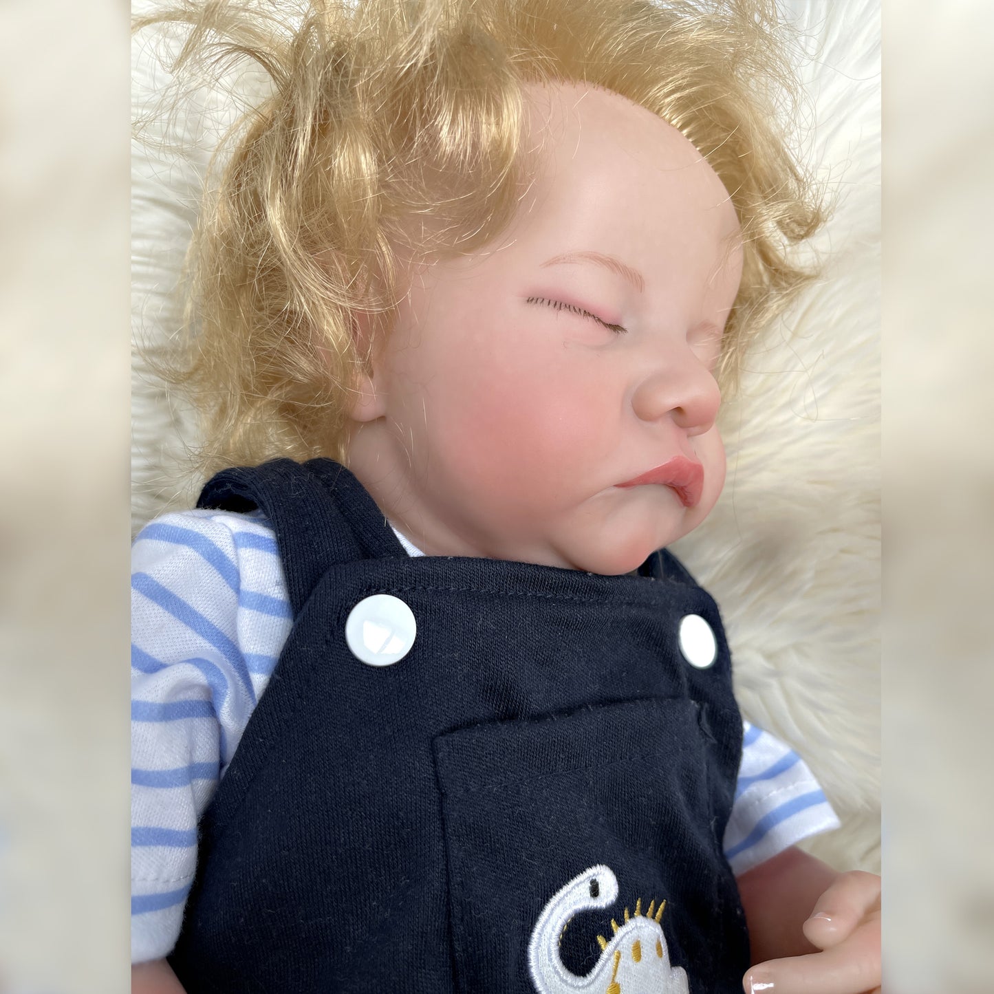 41 cm Reborn Doll Levi Boy Bebe Handmade 3D Painted Lifelike Newborn Baby Doll muñecas reborn full silicone reborn baby - Reborn With Love Baby Dolls Store