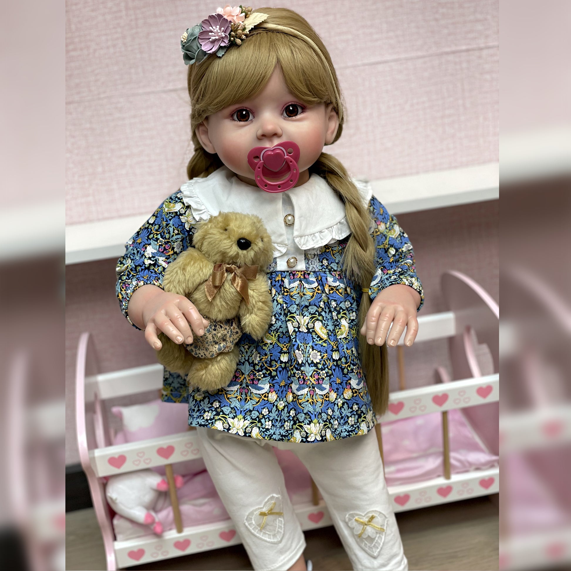 27-28 Inch Bebe Newborn Baby Doll Handmade Lifelike Kit Reborn Baby Doll Realistic Toys - Reborn With Love Baby Dolls Store