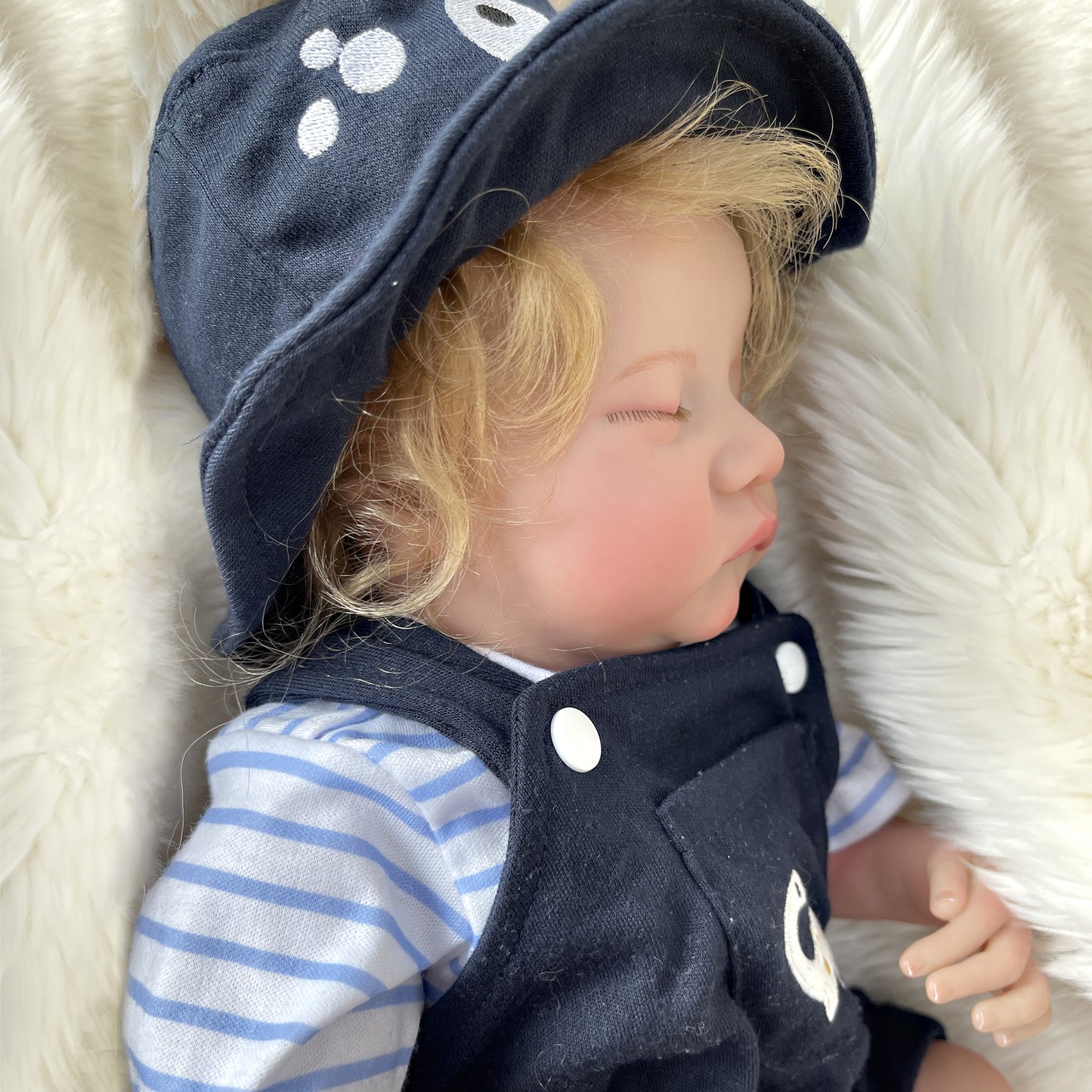 41 cm Reborn Doll Levi Boy Bebe Handmade 3D Painted Lifelike Newborn Baby Doll muñecas reborn full silicone reborn baby - Reborn With Love Baby Dolls Store