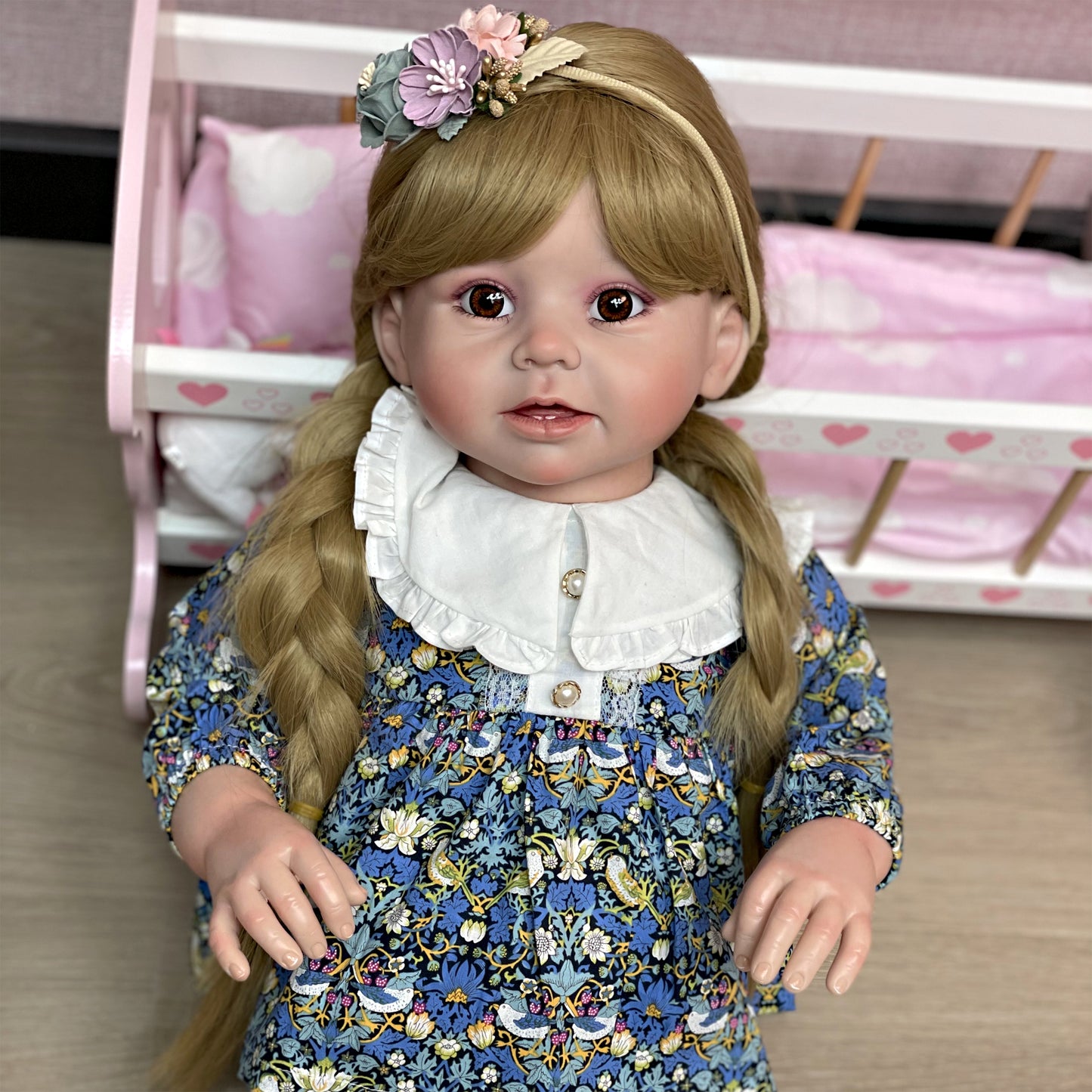 27-28 Inch Bebe Newborn Baby Doll Handmade Lifelike Kit Reborn Baby Doll Realistic Toys - Reborn With Love Baby Dolls Store