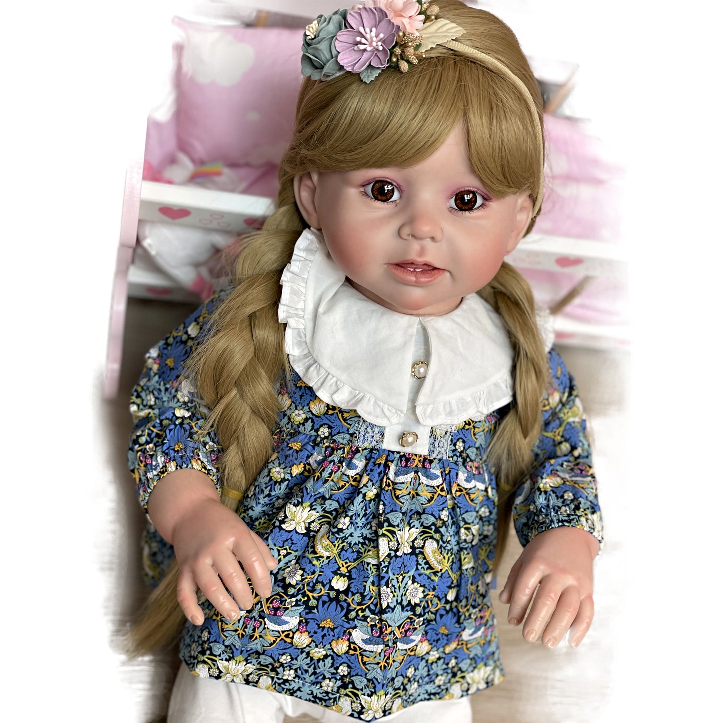 27-28 Inch Bebe Newborn Baby Doll Handmade Lifelike Kit Reborn Baby Doll Realistic Toys - Reborn With Love Baby Dolls Store