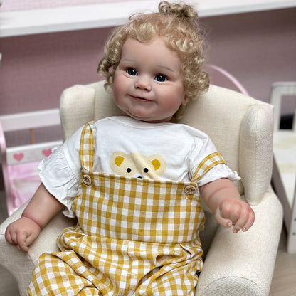 24 Inch maddie bebe reborn Doll Handmade Painted Lifelike doll - Reborn With Love Baby Dolls Store