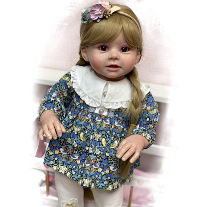 27-28 Inch Bebe Newborn Baby Doll Handmade Lifelike Kit Reborn Baby Doll Realistic Toys - Reborn With Love Baby Dolls Store