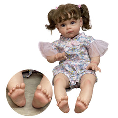 22 Inch Maggie Handmade Bebe Reborn Dolls Painted bebe reborn baby doll - Reborn With Love Baby Dolls Store