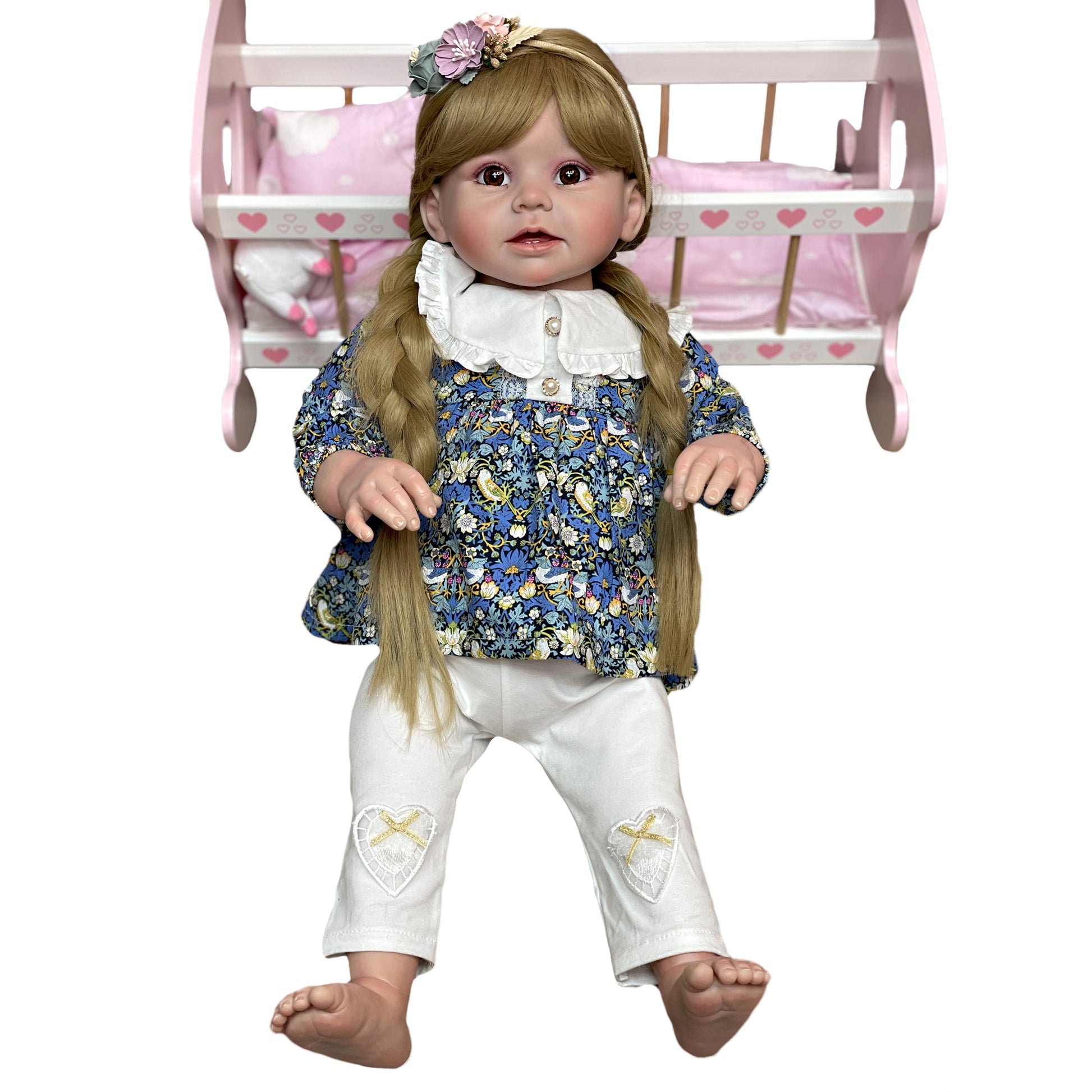 27-28 Inch Bebe Newborn Baby Doll Handmade Lifelike Kit Reborn Baby Doll Realistic Toys - Reborn With Love Baby Dolls Store